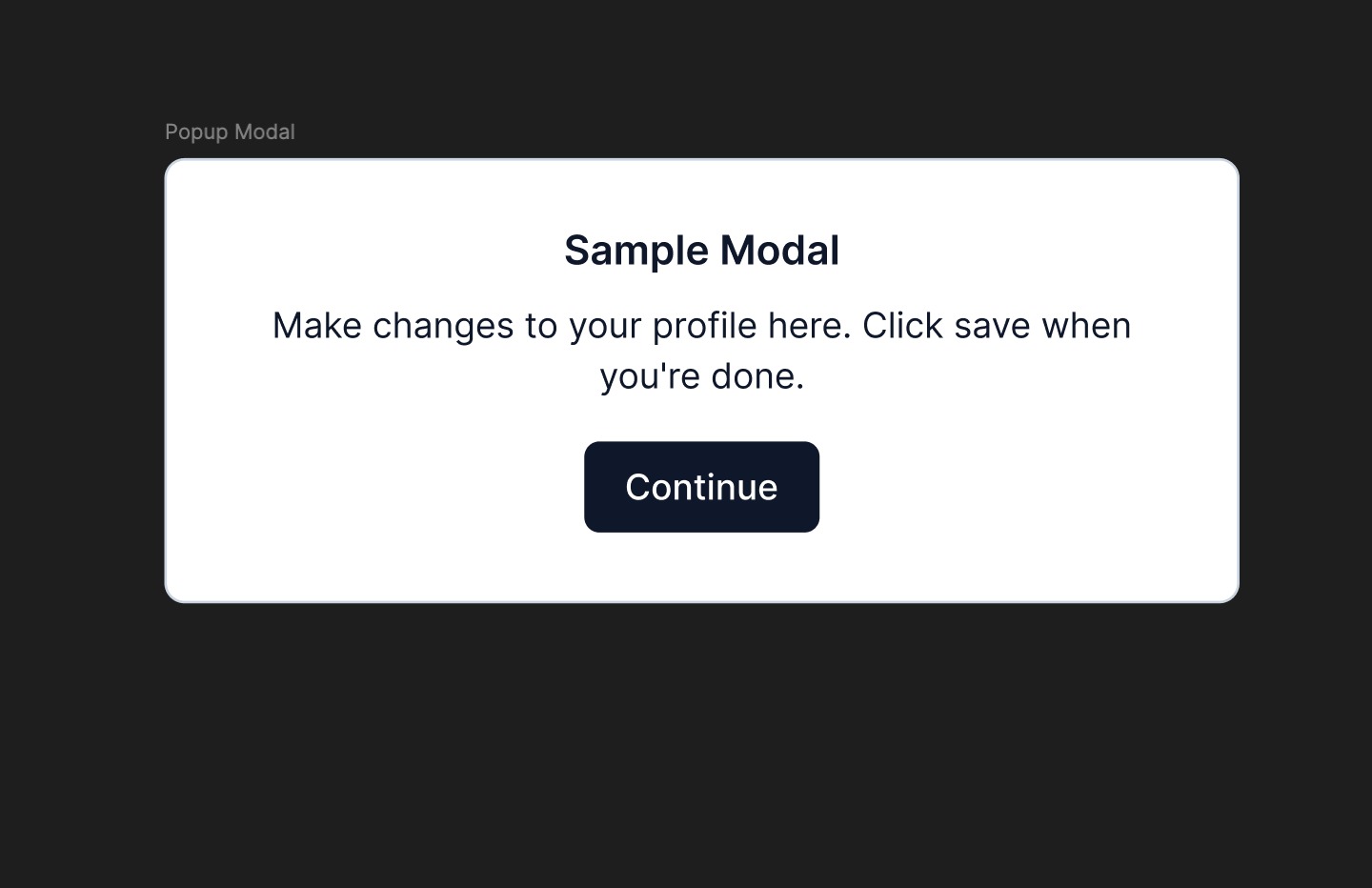 Archive confirm modal